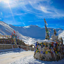 High mountain pass near Leh